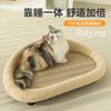 Cat Scratcher Sofa Bed Combo With Durable Mat Non-Shedding Extra Large Claw Trimming Resting