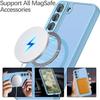 Coque Magnétique - BOOLING - Samsung Galaxy A17 4G/5G - avec Protection Caméra - Bleu - 2 Vitres