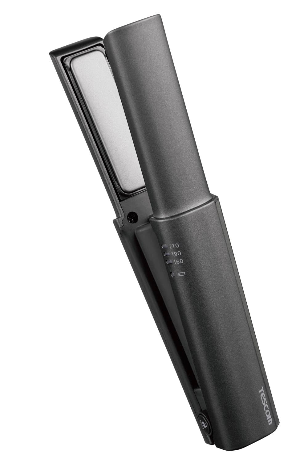 

TESCOM Hair Iron Cordless Hair Iron USB Rechargeable Compact 17mm Compatible with Overseas Auto Off Metallic Gray 210℃/190℃/160℃ TS510A-H