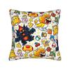 Marios 3 Pillowcase Polyester Cushion Cover Decoration Pillow Case Cover Home Zipper 45X45Cm