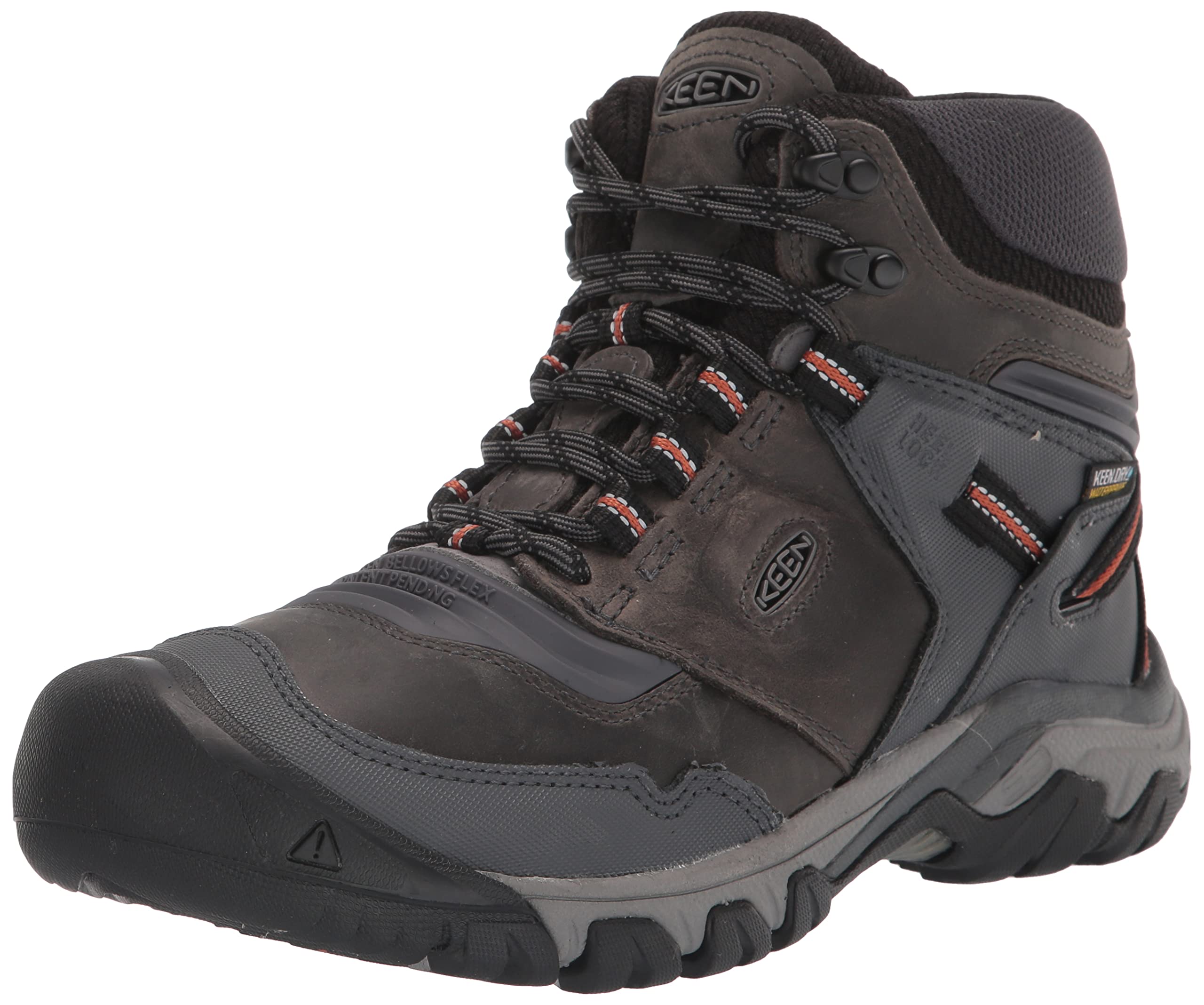 

Trekking Shoes RIDGE FLEX MID WP Ridge Flex Mid Waterproof STEEL ORANGE cm [Keen] (Old Model) Men s GREY/FOSSIL 28.5