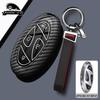 Abs Carbon Fiber 3 5 7 Buttons For Hyundai Ioniq 6 Grand Prix Gn7 Kona Car Remote Key Case Cover Protected Keychain Accessories