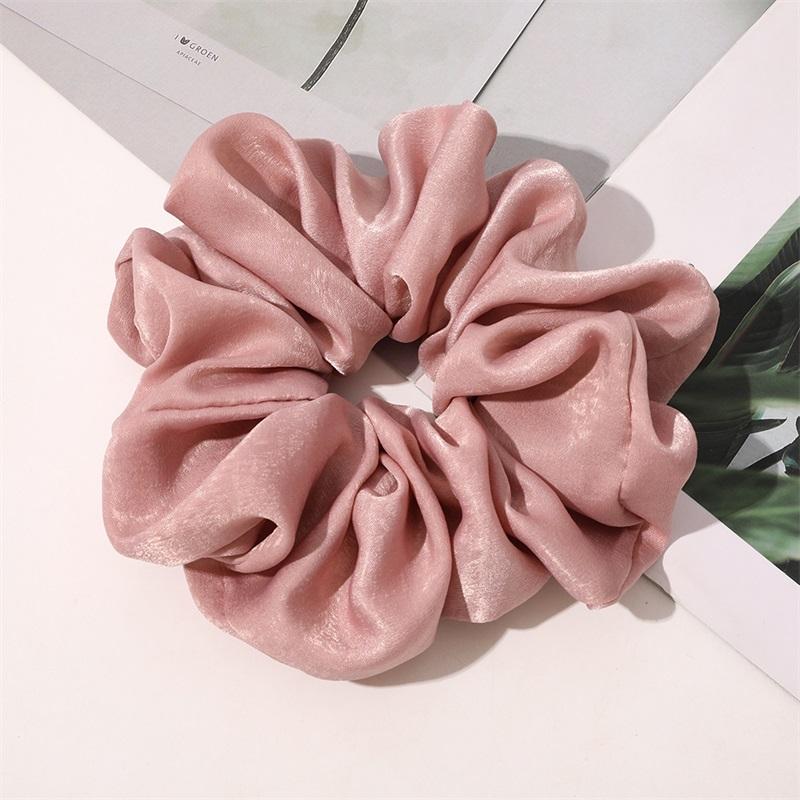 Fashion Velvet Scrunchies Women Elastic Hair Band Elegant Colorful Solid Color Large Scrunchie Girls Hair Accessories Headwear