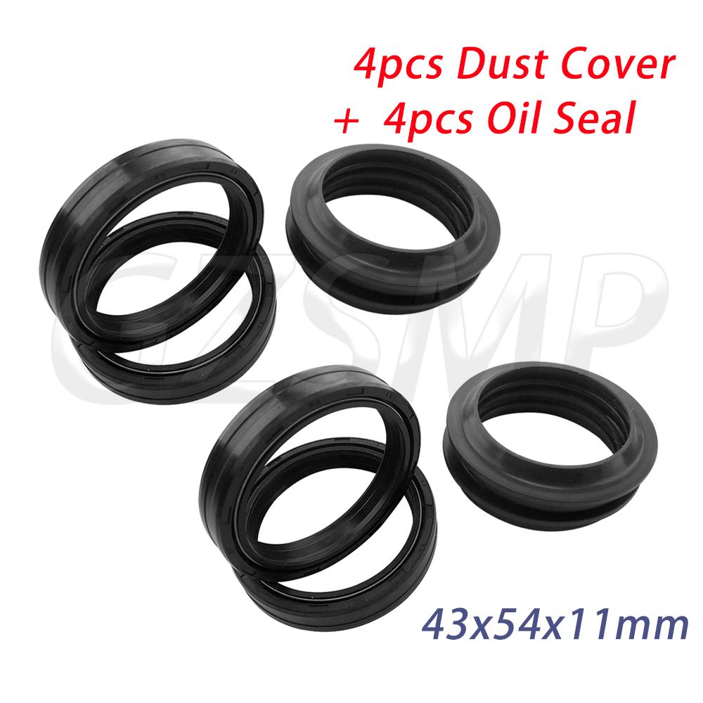 43x54x11 Front Fork Oil Seal Dust Cover Fit for BUELL 1200 Firebolt XB12R 2004-2009 XB9R 2003-2007 Lightning XB12 Ss
