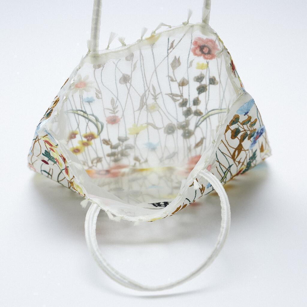 Fashion Lace Design Shoulder Bag Women's Large Capacity Handbags Purse  Embroidered Floral Travel Shopper Tote