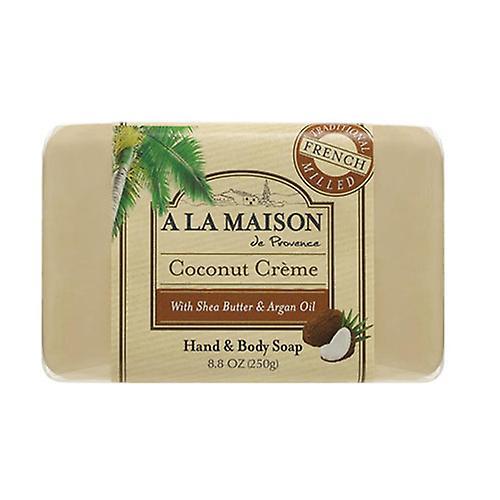 A La Maison Bar Soap, Coconut Creme, 8.8 oz (Pack of 1)