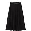 Elegant Korean Knit Cardigan & Pleated Skirt Set - Spring and Autumn Fashion, High Waist Slimming Two-Piece