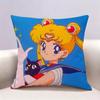 SSailor Moon Doublesided print Pillow Case for Sofa Living Room Home office Decor Protective Cover