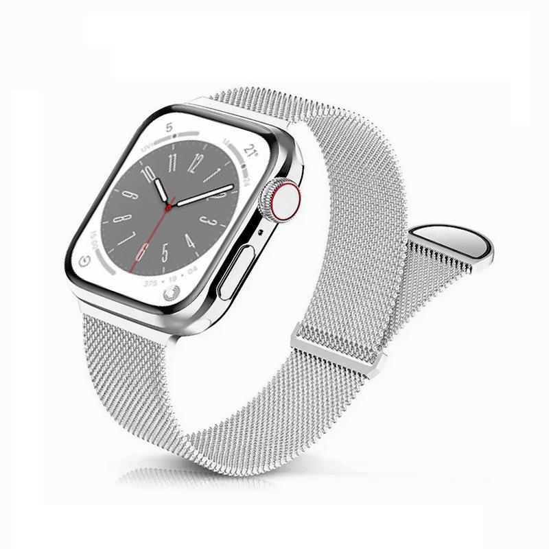 Compatible Apple Watch Milanese Magnetic Stainless Steel Strap