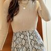 Women's High Neck Knit Sweater T 29026 -