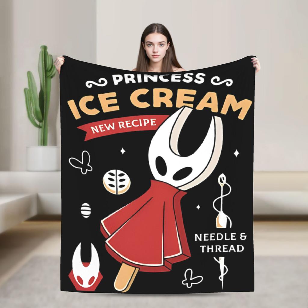 The Mysterious Alchemist Ramen Blanket Cover Hollow Knight Silksong  Fleece Throw Blanket Home Couch Soft Warm Bedsprea