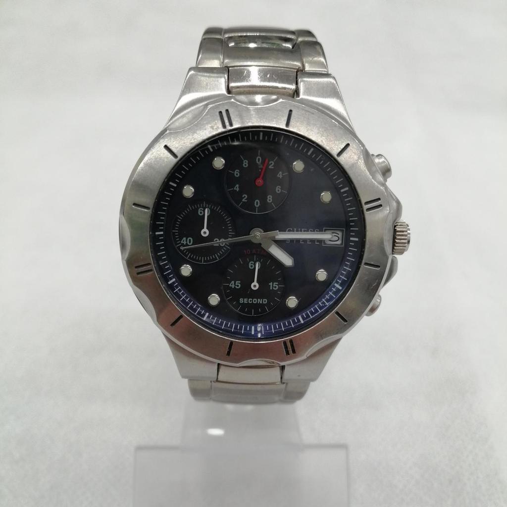 Used GUESS Chronograph Belt Non-Genuine Quartz Watch