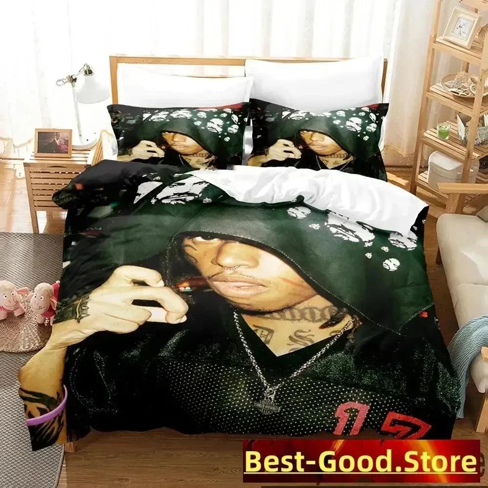 3D Print Zillakami Rapper Bedding Set Boys Girls Twin Queen King Size Duvet Cover Pillowcase Bed boys Adult Home Textileextile