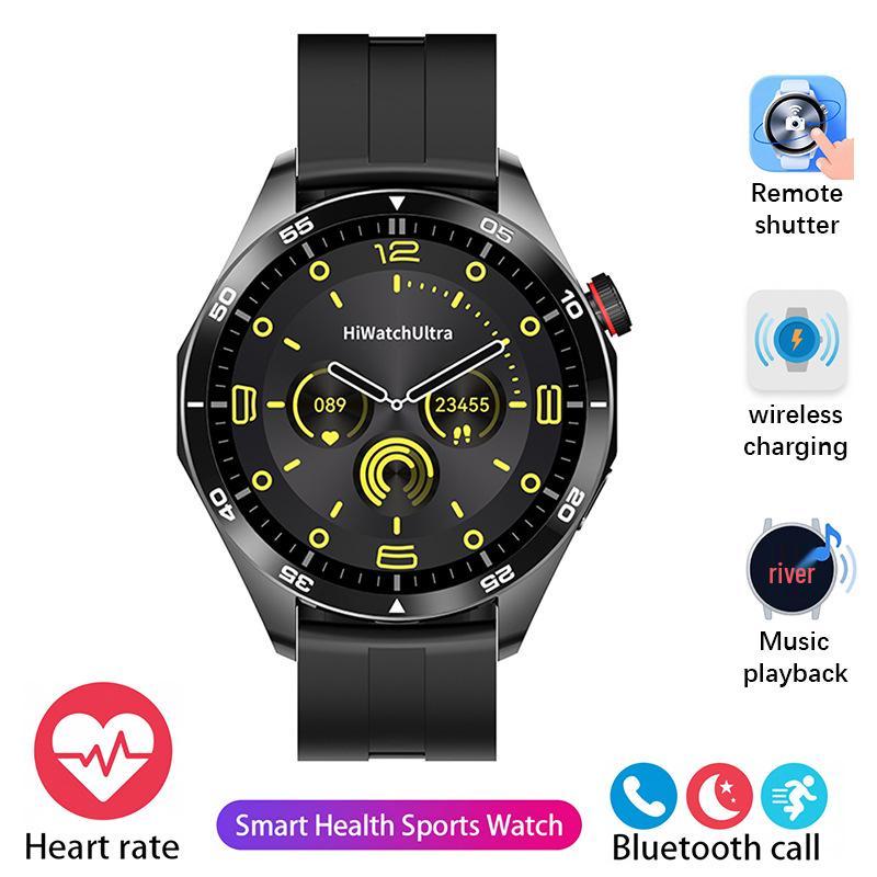 2026 Premium GT4 Smartwatch with Heart Rate & Blood Pressure Monitoring