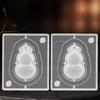 40mm*25mm/40mm*25mm Acrylic Ruyi Gourd Incense Card Mold Double-sided Handmade DIY Bracelet Necklace Pendant Incense Card Tools