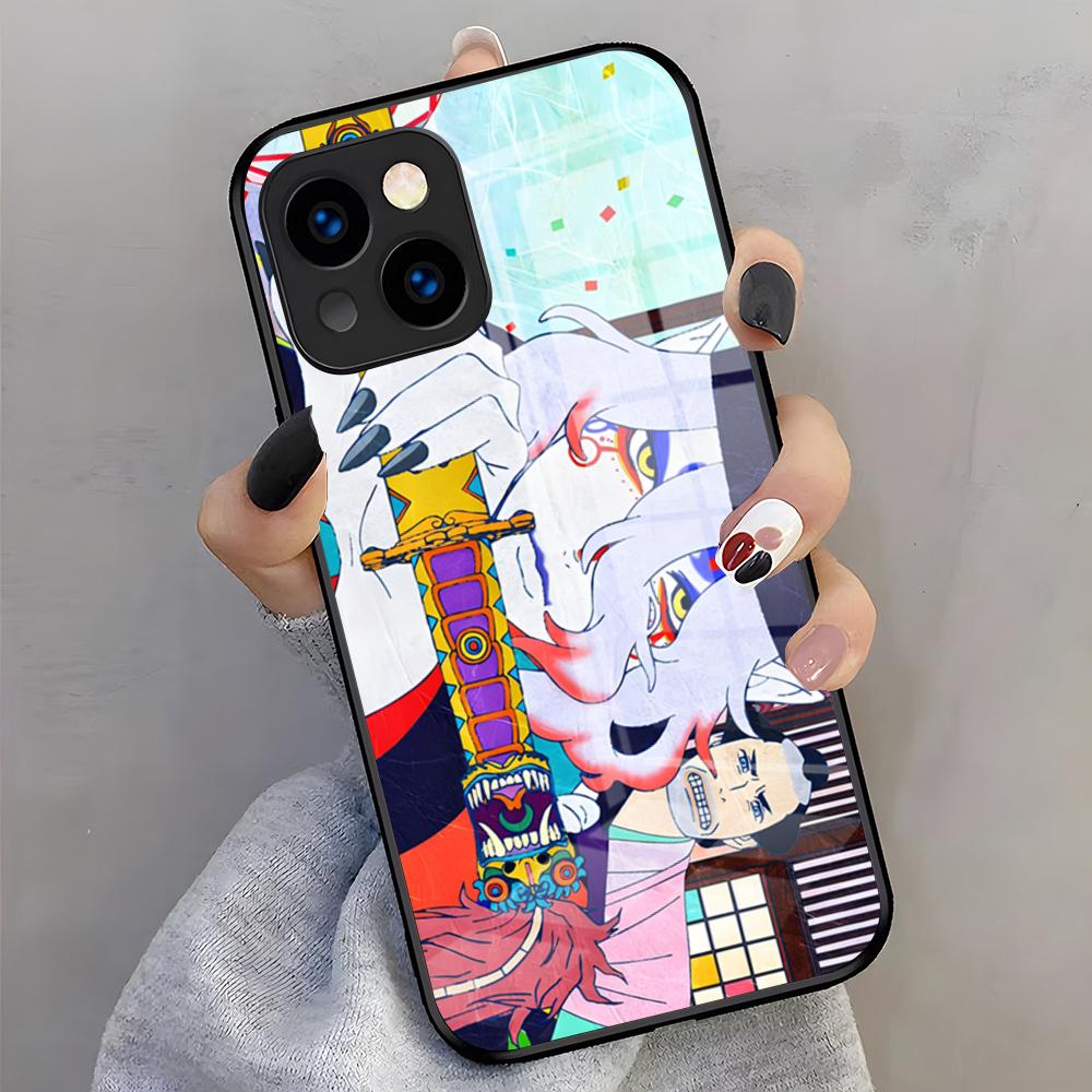 Anime Mononoke Kusuriuri Phone Case For IPhone 17 Pro Max 16 15 14 Pro Max 13 11 X Xs Xr 8 7Plus Glass Cover