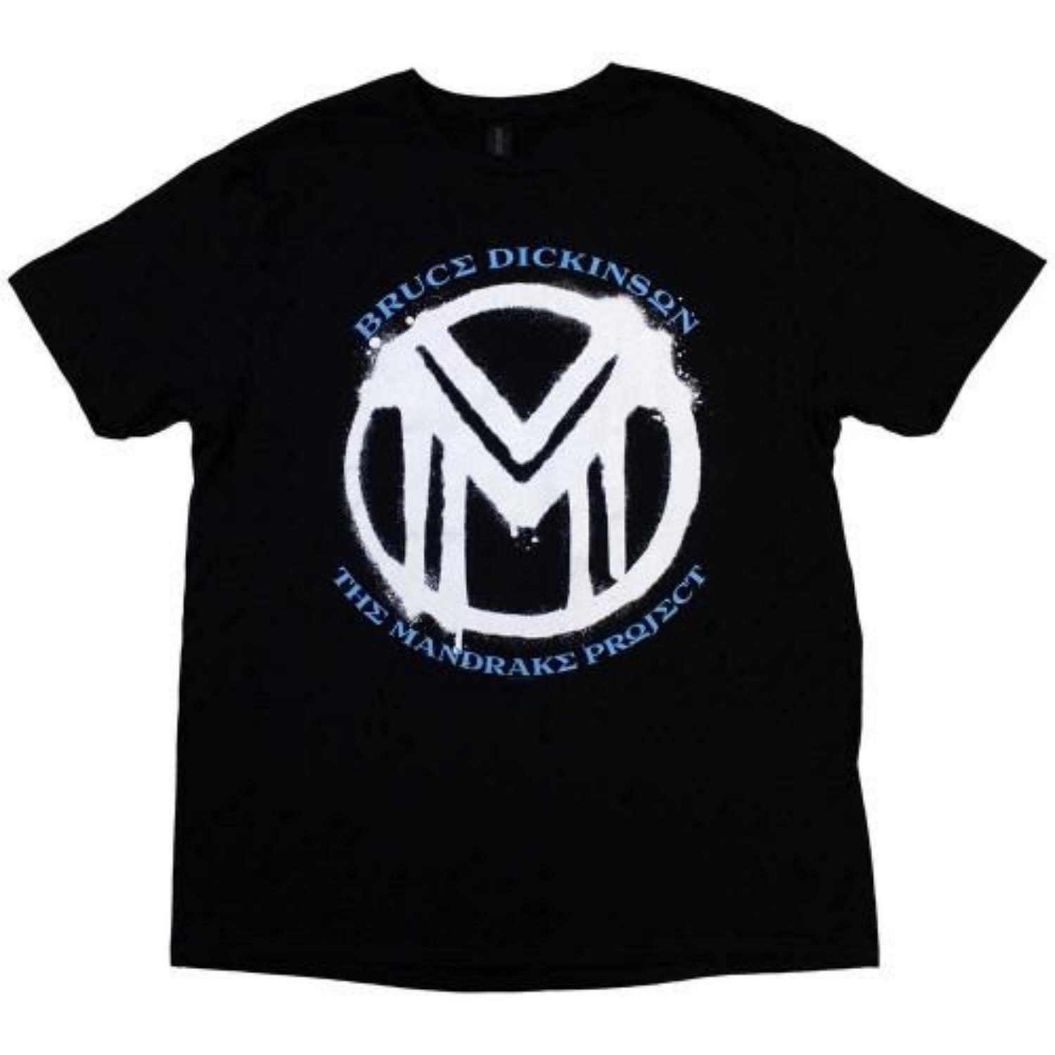 Bruce Dickinson Unisex Adult The Mandrake Project Back Print T-Shirt S чёрный