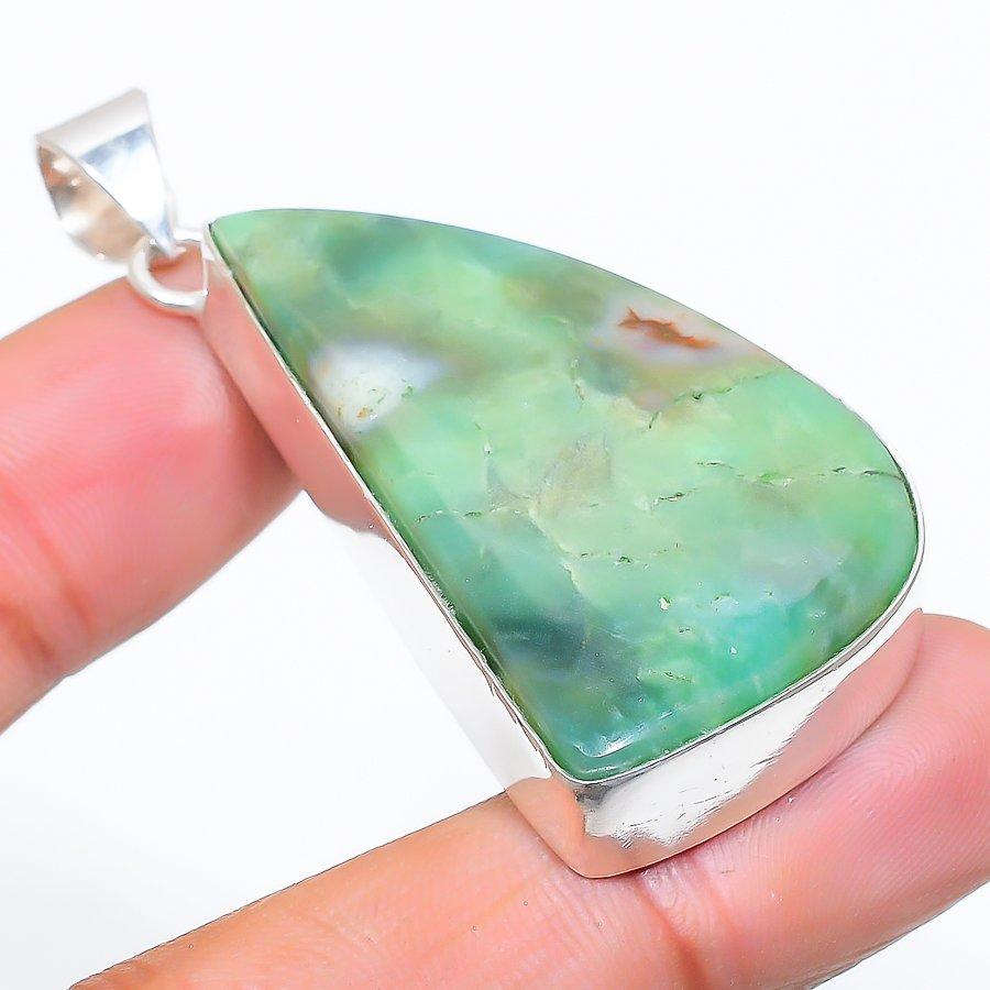 

Sodalite Gemstone Handmade 925 Sterling Silver Jewelry Pendant 2.17 SU-10891