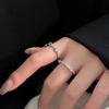 Yinruitai S925 Sterling Silver Ocean Starry Sky Moonstone Diamond Ring