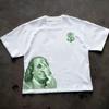 Men's USD Printed Round Neck T-shirt for Summer, New Unisex Casual T-shirt