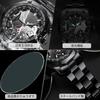 RORIOS Men's Watch Date Display Luminous Quartz Watch 30M Waterproof Popular Wristwatch Stylish Casual Business Job Hunting Commuting Watch for Man