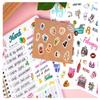 210Pcs Planning Stickers Cartoon Daily Notes With Festive Theme Creative Journaling Planning Stickers Paper Labels For Notebook