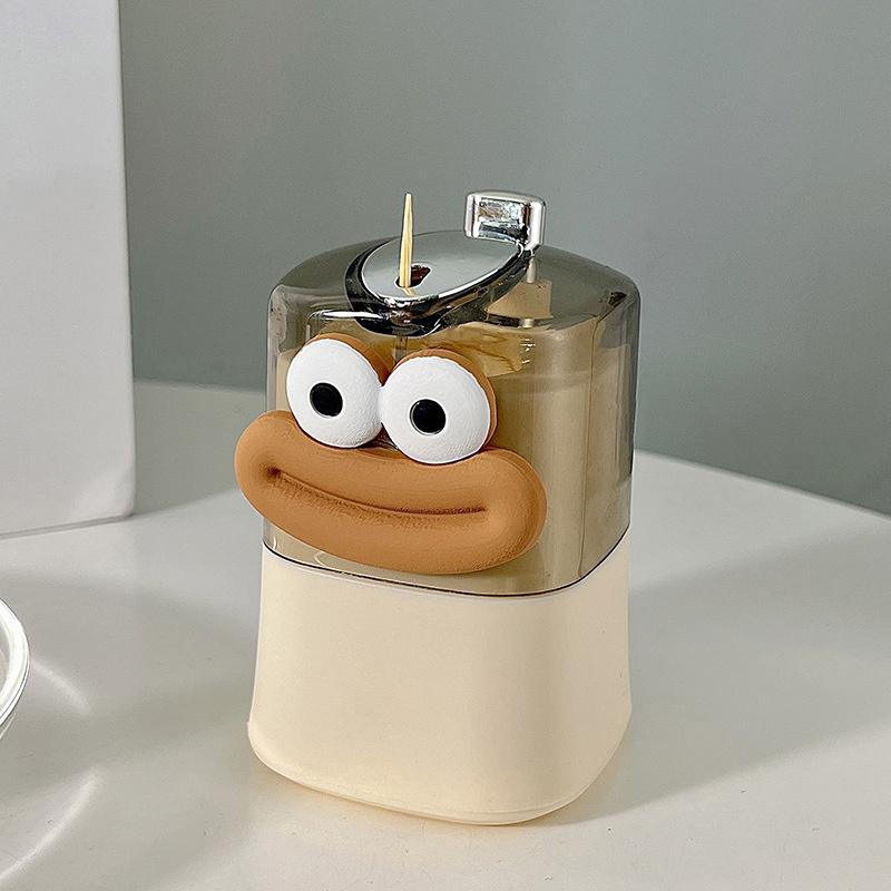 

Креативный ящик для хранения зубочисток Автоматический выдвижной ящик для зубочисток для дома Гостиная Столовая Держатель для зубочисток нажимного типа