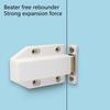 2pcs Push Open Cabinet Latches with Long Strokes Magnet Cupboard Push Latches Push to Open Latches for Tight & Secure 