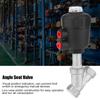 Angle Seat Valve   Actuated Thread Connection Stainless Steel Thickened Plastic Case Steam Valve