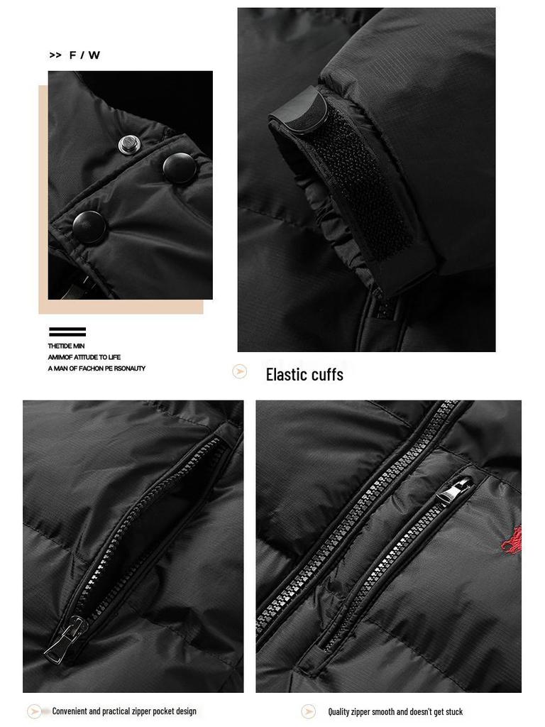 Black Heavyweight Bomber Jacket - Hooded, Loose Fit, Velvet Lined, Cotton Outerwear