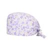 new Cotton Section for Man and woman Scrubs Caps Hospital Medical Hats Black Printing Elastic Tieback Design and Pet Medical Hat