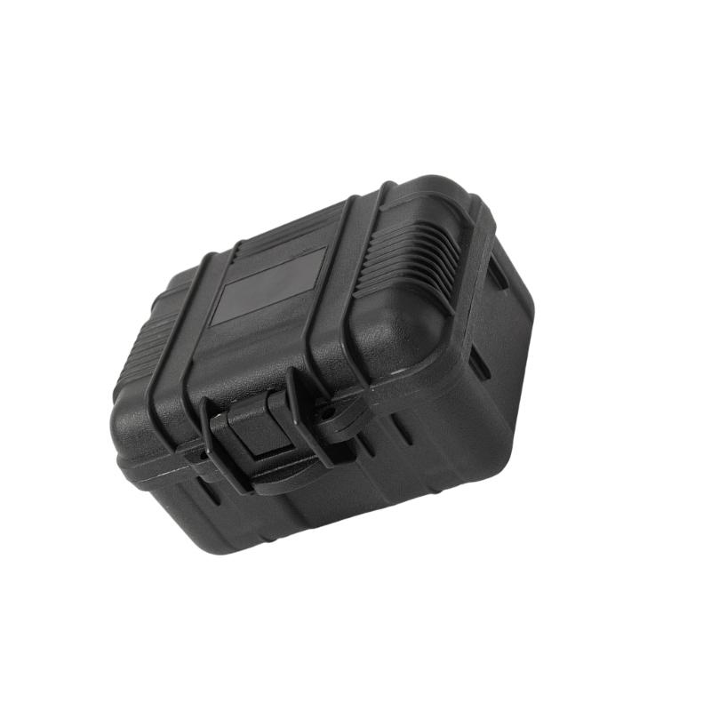 Dustproof Plastic Storage Box Container Organizer Case With Metal Hinges And Adjustable Spume Layer For Equipment Safety