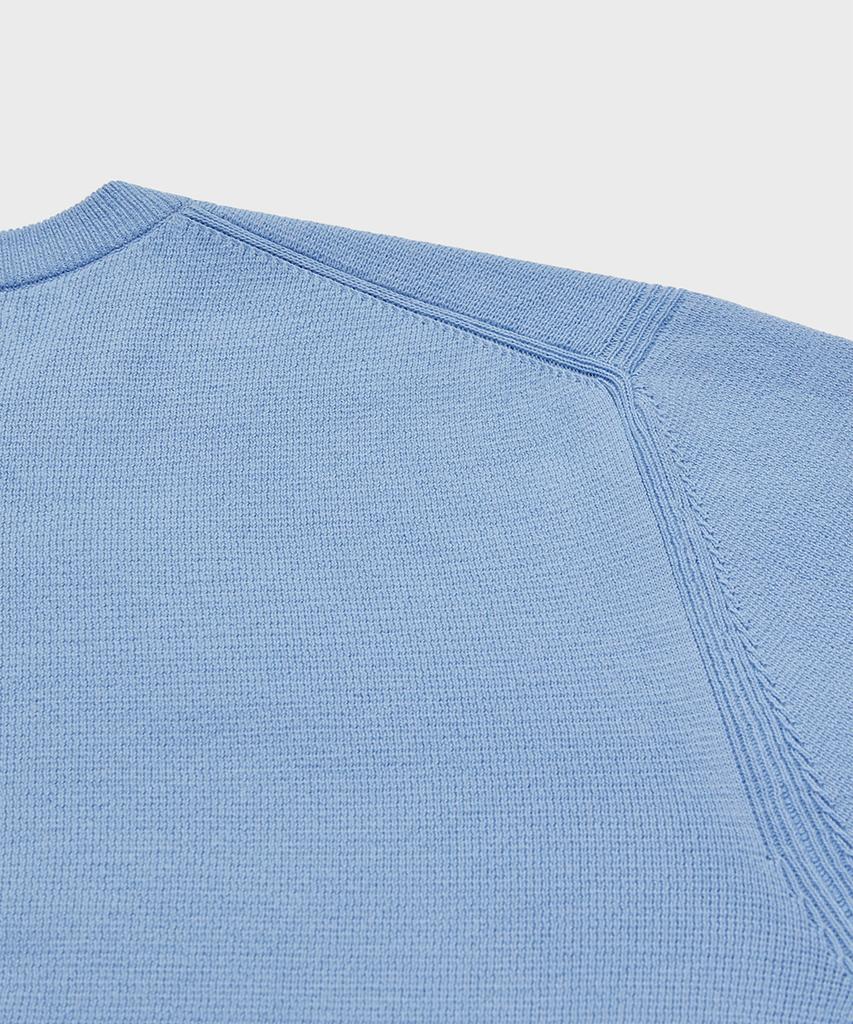 Yaichi Essential Crewneck Knit - Sky Blue