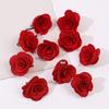 Pack of 10 Rose Flower Hair Clip Elegant Design NonSlip Teeth Barrettes for Women Girls Daily Hair Styling Accessories
