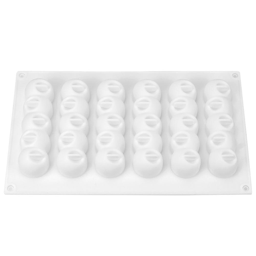 

Мусс Шоколад Форма для выпечки Сердце Любви Форма для торта Инструменты для украшения десертов 6-вогнутая Шарообразная Длинная Полоса Силиконовая форма 1 set