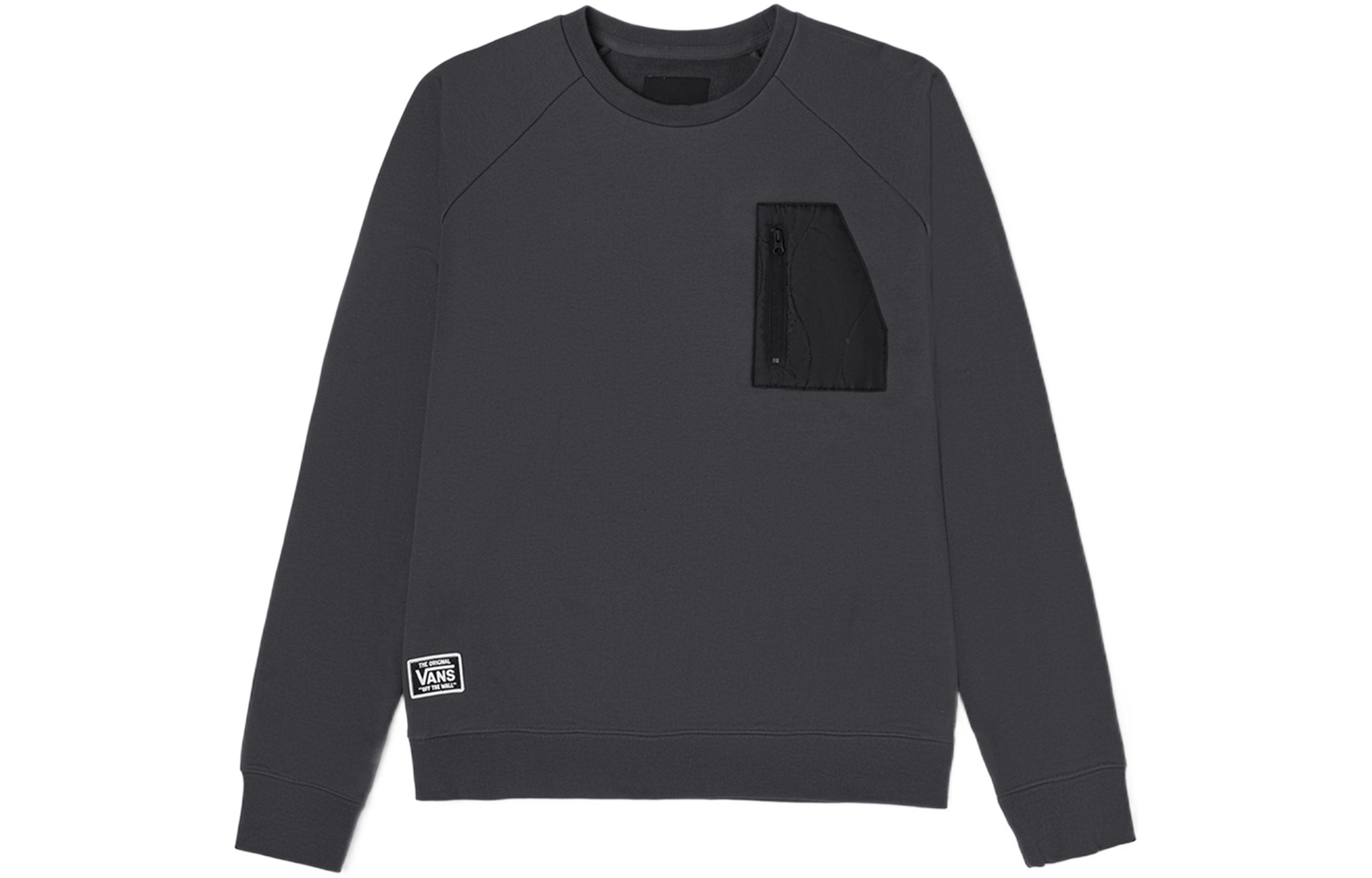 Vans Sweatshirt Unisex Black Gray VN0009161O7 S