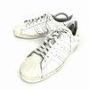 /Superstar/Leather Sneakers/24.5/White/Shell Toe/3 Stripes