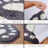 Bathroom Floor Mat, Bathroom Toilet Door Mat, Water-Absorbent Quick-Drying Foot Mat, Entryway Bathroom Non-Slip Carpet