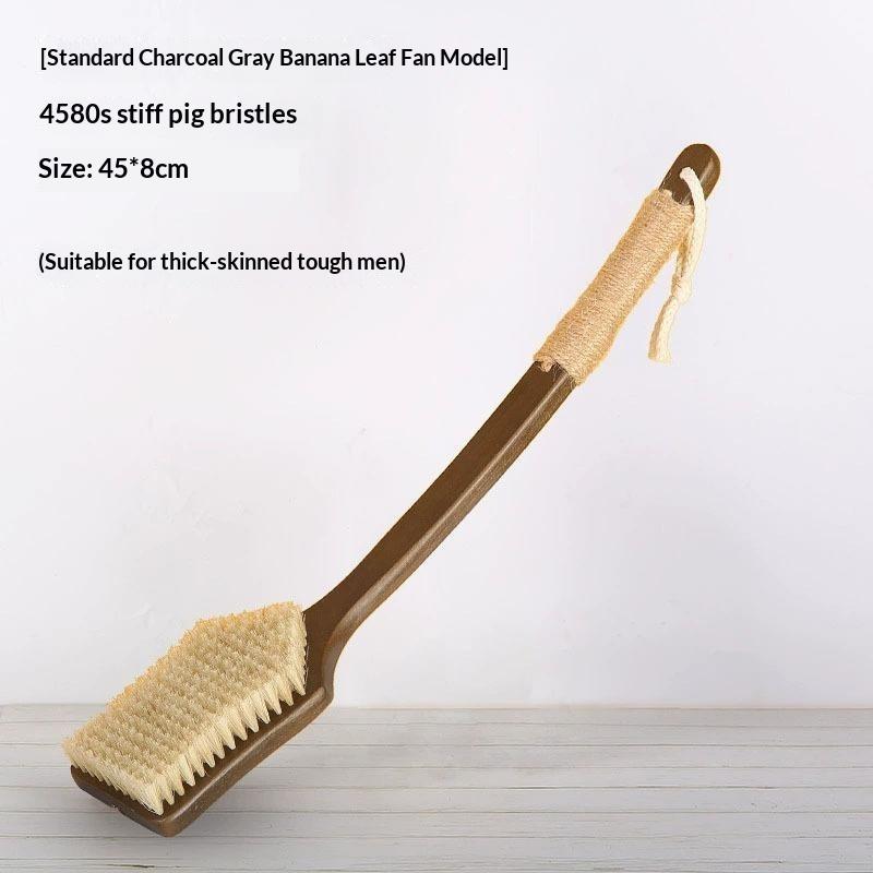 55Cm/45Cm Back Scrubber For Shower With Curved Long Handle Wet Dry Brushing Body Brush Back Scrubber Bath Tool For Men Women