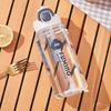 Space Cup Outdoor Sports and Fitness Portable Water Bottle Large Plastic Cup Summer Straw Cup
