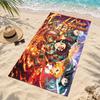 Akaza Demon Slayer Custom Name Beach Towels Also Serve As Bath Towels Summer Essential a Musthave for the Outdoors the Beach and the Pool