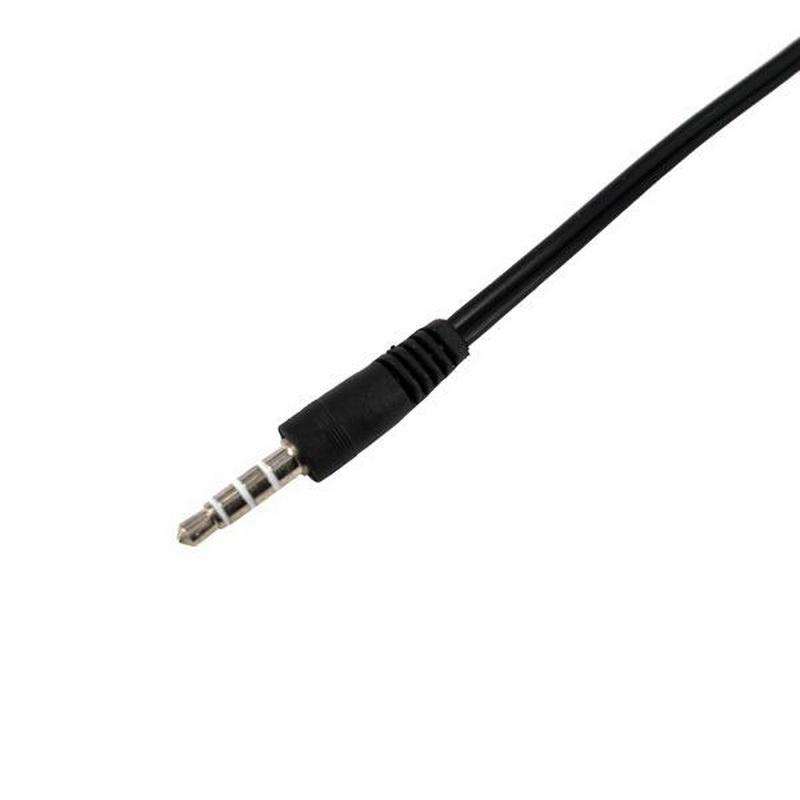 3.5mm Audio Mic Splitter Cable Earphone 