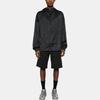 Y-3 Letter Logo Hooded Zip-Up Loose Long Sleeve Jacket Men jackets Black IN4343