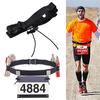 Marathon Race Number Belt Adjustable Sports Competition Belt Triathlon Race Belt for Running Cycling Triathlon Marathon