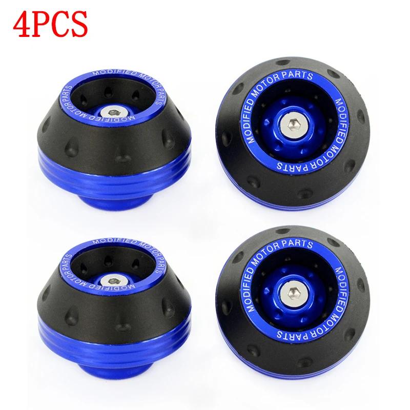 2PCS Motorcycle Crash Protector Wheel Protection Pads Motorbike Motocross Tire Frame Slider Colorful Moto Equipment Accessories