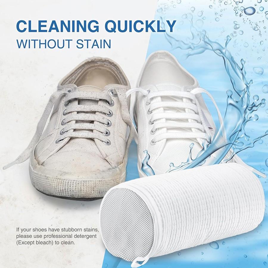 1PCS Machine Washing Shoe Bag Can Be Reused Anti-deformation Movement Small White Shoes Clean The Washing Bag Laundry Storage