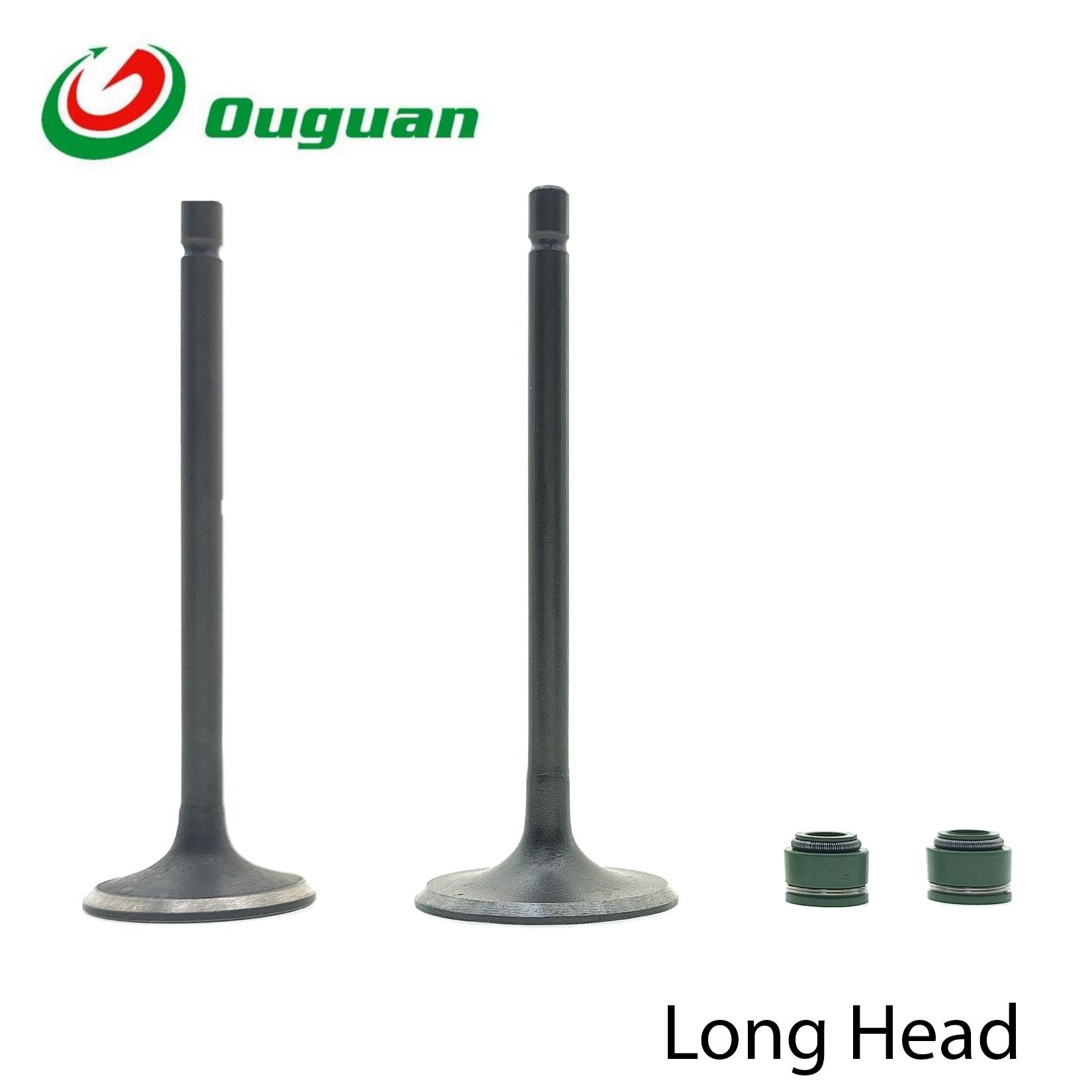 ouguan for Honda Haojue Lifan ZONGSHEN Loncin Dayang CG250 DY250 HJ250 CG DY HJ 250cc Valve Intake Exhaust Stem Valve Oil Seal Long Head
