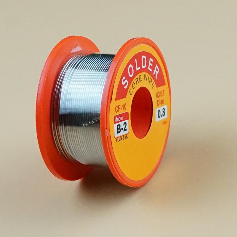 1 Pcs 50G Tin Wire Soldering Wire With Flux Melt Rosin Core Solder Roll No-Clean Electrical Repair Solder For Soldering