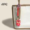 Holiday Party Keyring Charm Keychain Pendant Silicone Cartoon Anime Figure Key Holder Children Favor Pendant for Friends Backpack Decoration Kid