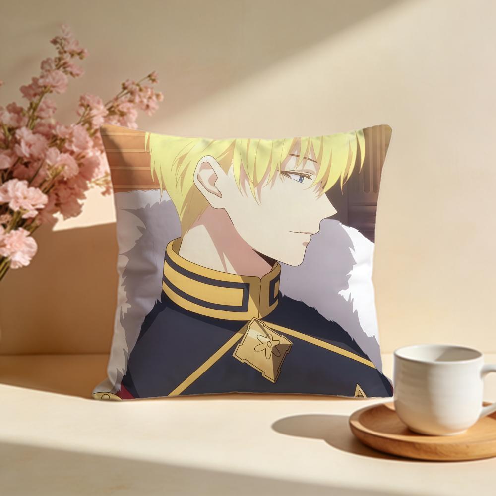 Hot TThe Fated Magical Princess Who Made Me a Princessed Cushion Cover Stylish Washable Pillow Cover Ideal for Couch Bedroom Car